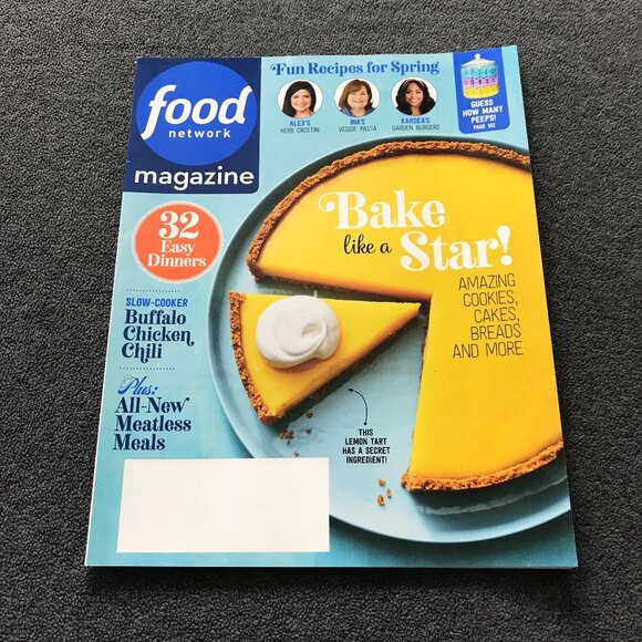 Food Network Magazine March April 2023 Fun Spring Recipes Bake Slow Cooker - Picture 1 of 2